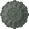 Ekena Millwork Durham Ceiling Medallion (Fits Canopies up to 4 1/4"), 31"OD x 1 1/2"P, Cloud Burst Crackle CM31DUCBC - alternate 1